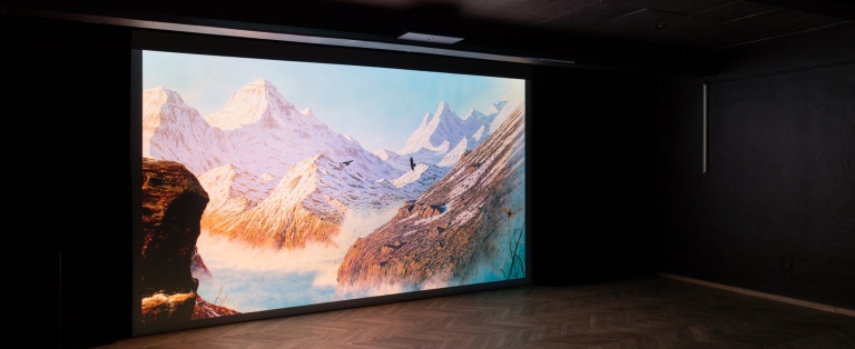 Installationsbillede fra Mathieu J. H. Hansen afgangsværk