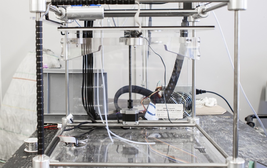 3D-printer på Laboratoriet for 3D