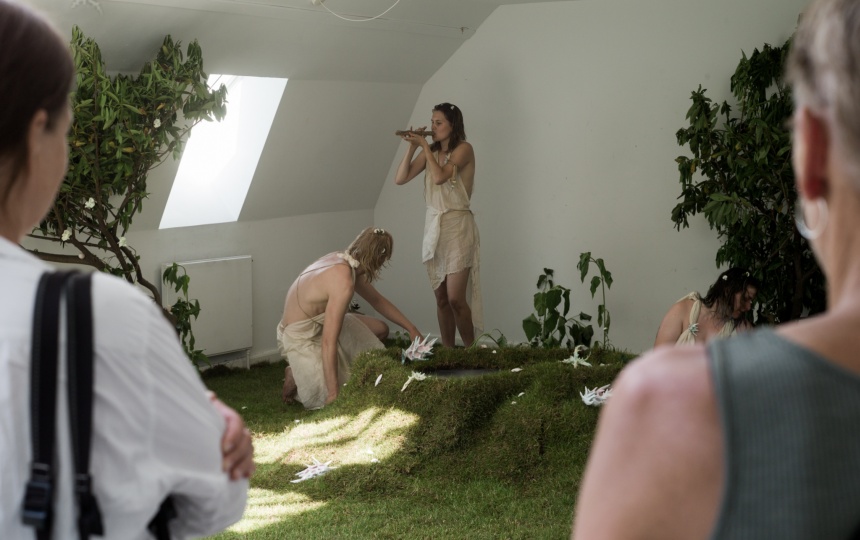 Performance ved Rundgang 2021