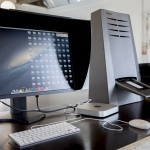 Computer på laboratoriet for fotografi